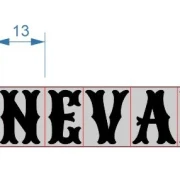 Letterset "Nevada"