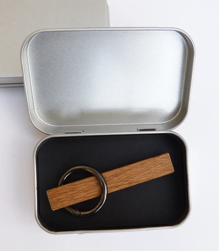 Eichenstab Schlüsselanhänger