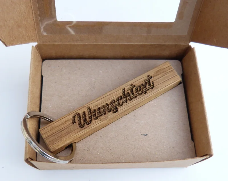 Eichenstab Schlüsselanhänger