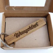 Eichenstab Schlüsselanhänger