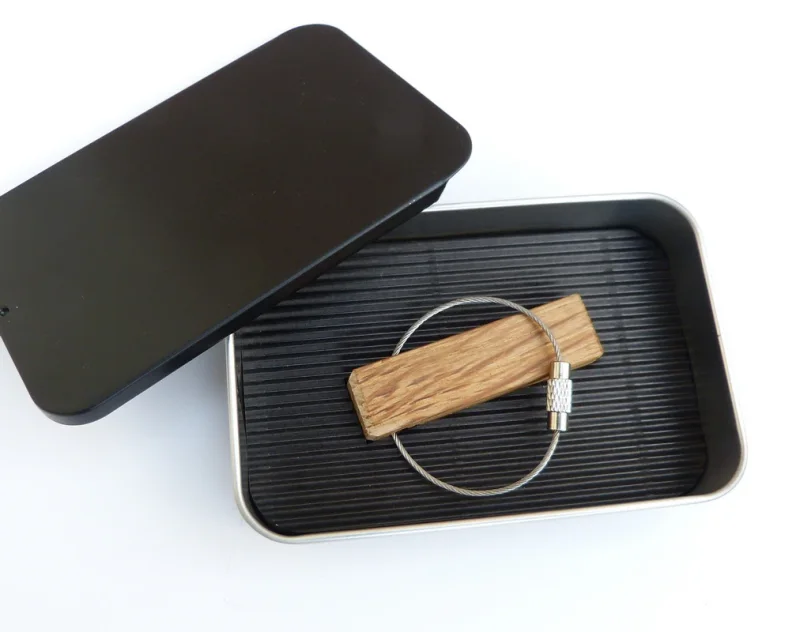 Eichenstab Schlüsselanhänger