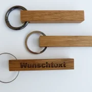 Eichenstab Schlüsselanhänger
