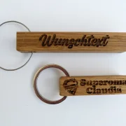 Eichenstab Schlüsselanhänger