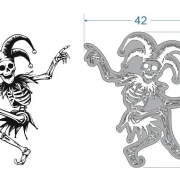 Jester Skelett