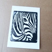 Linoprint Tiere