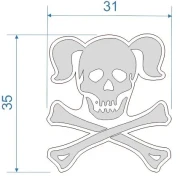 girl skull and bones