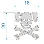 girl skull and bones